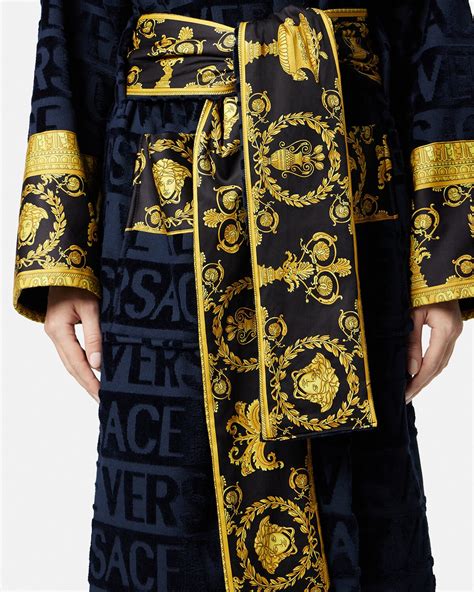 versace baroque bathrobe|versace robes on sale.